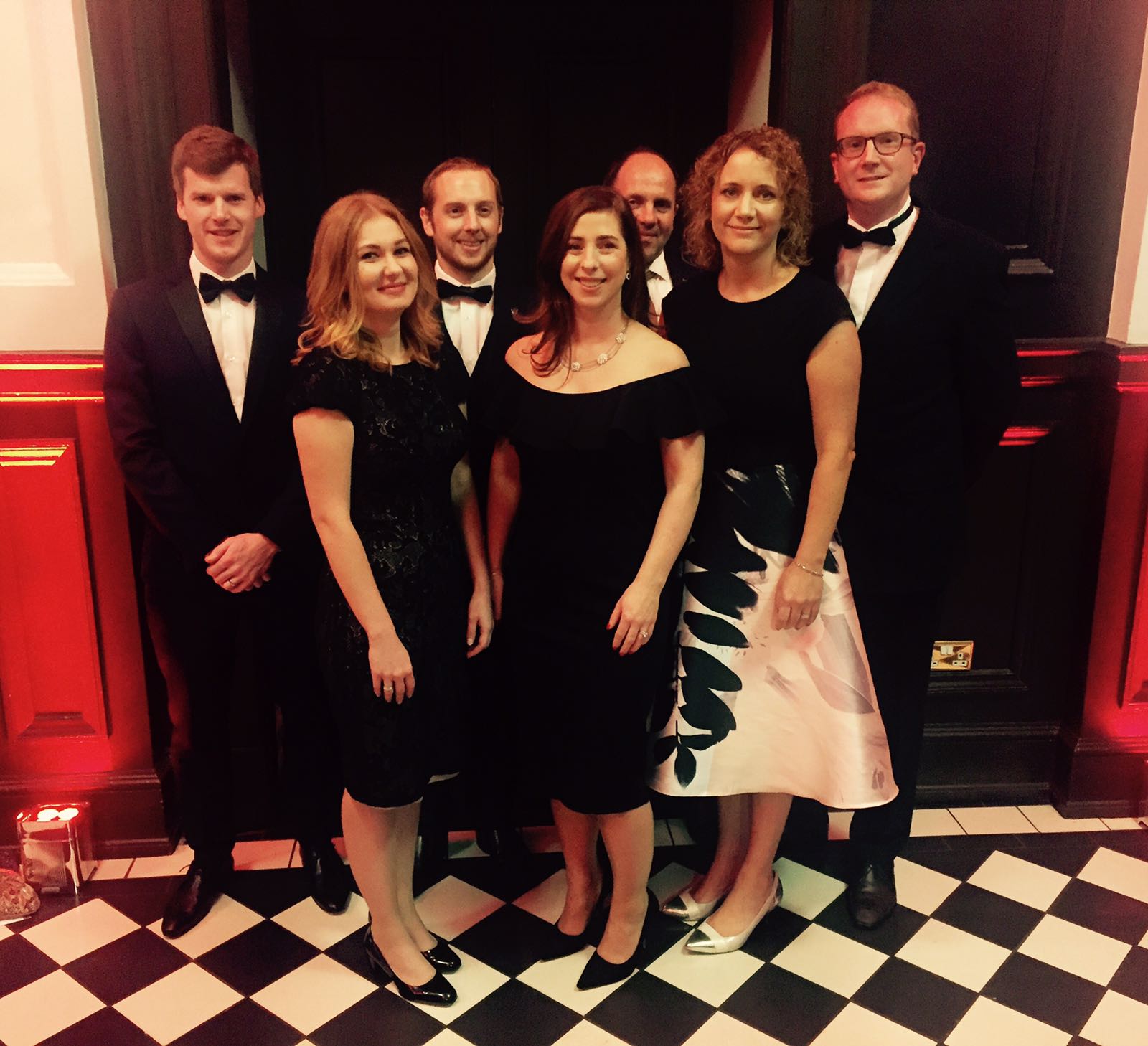 Smith & Associates Architects team at the Building and Architect of the Year Awards, Mansion House Dublin, 2018