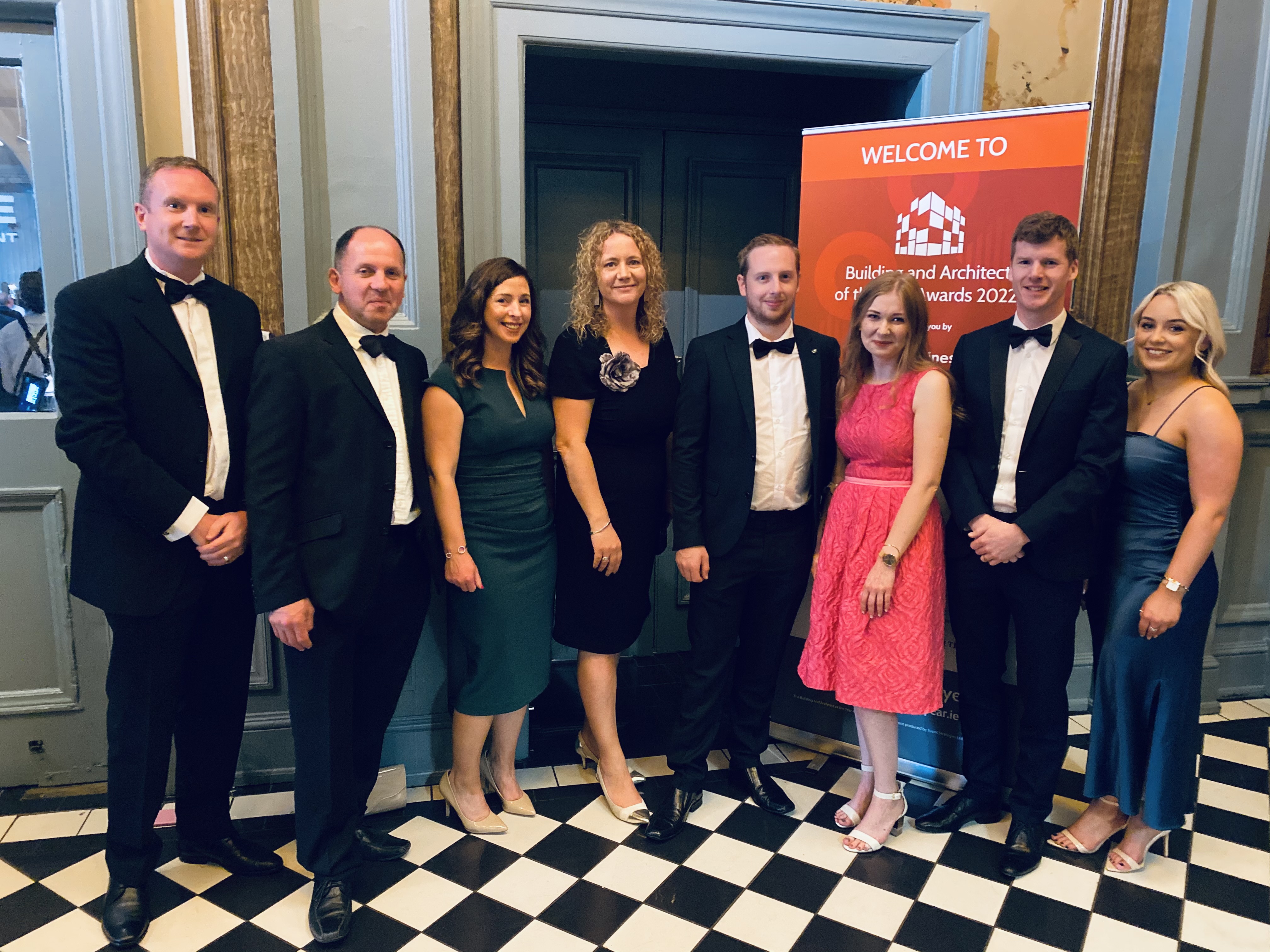 Smith & Associates Architects team at the Building and Architect of the Year Awards, 2022