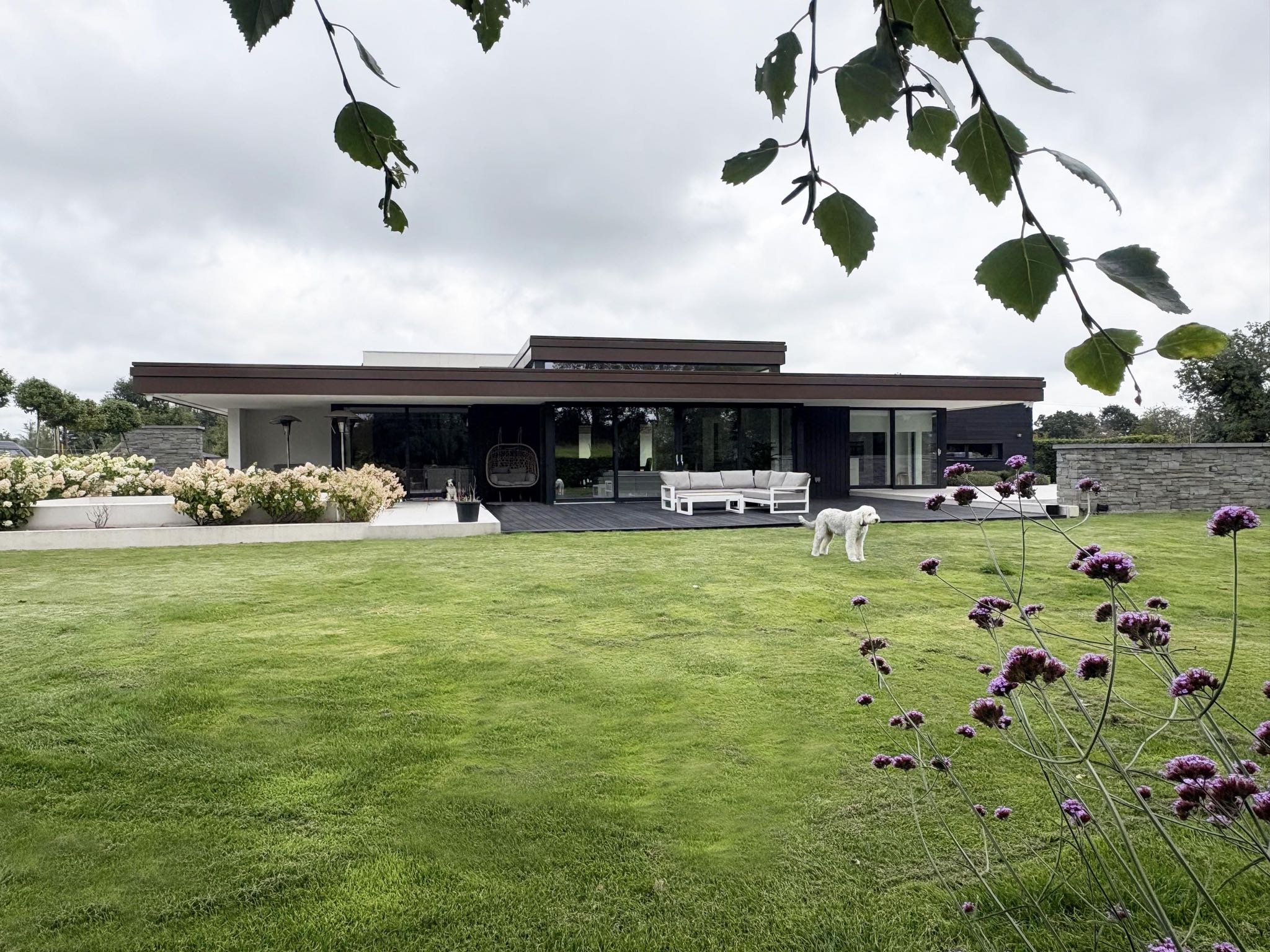 Cornakill House, a contemporary home nestled into its landscape with a south facing patio